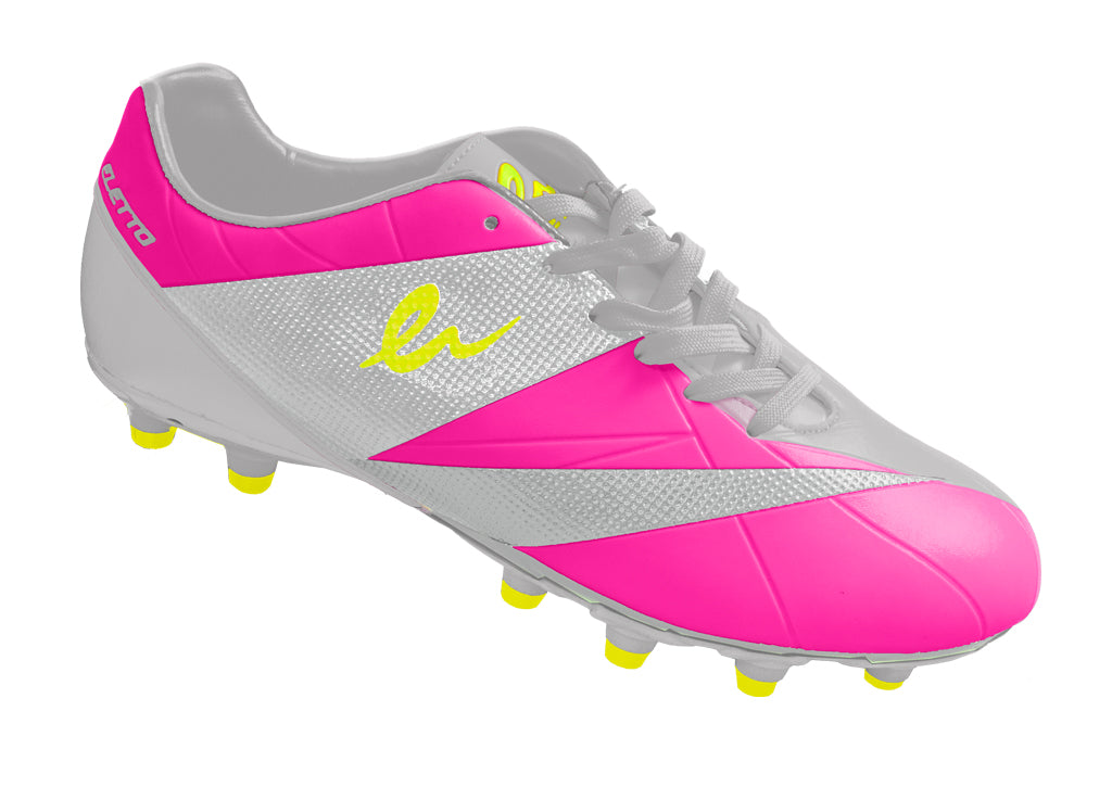 pink girls cleats