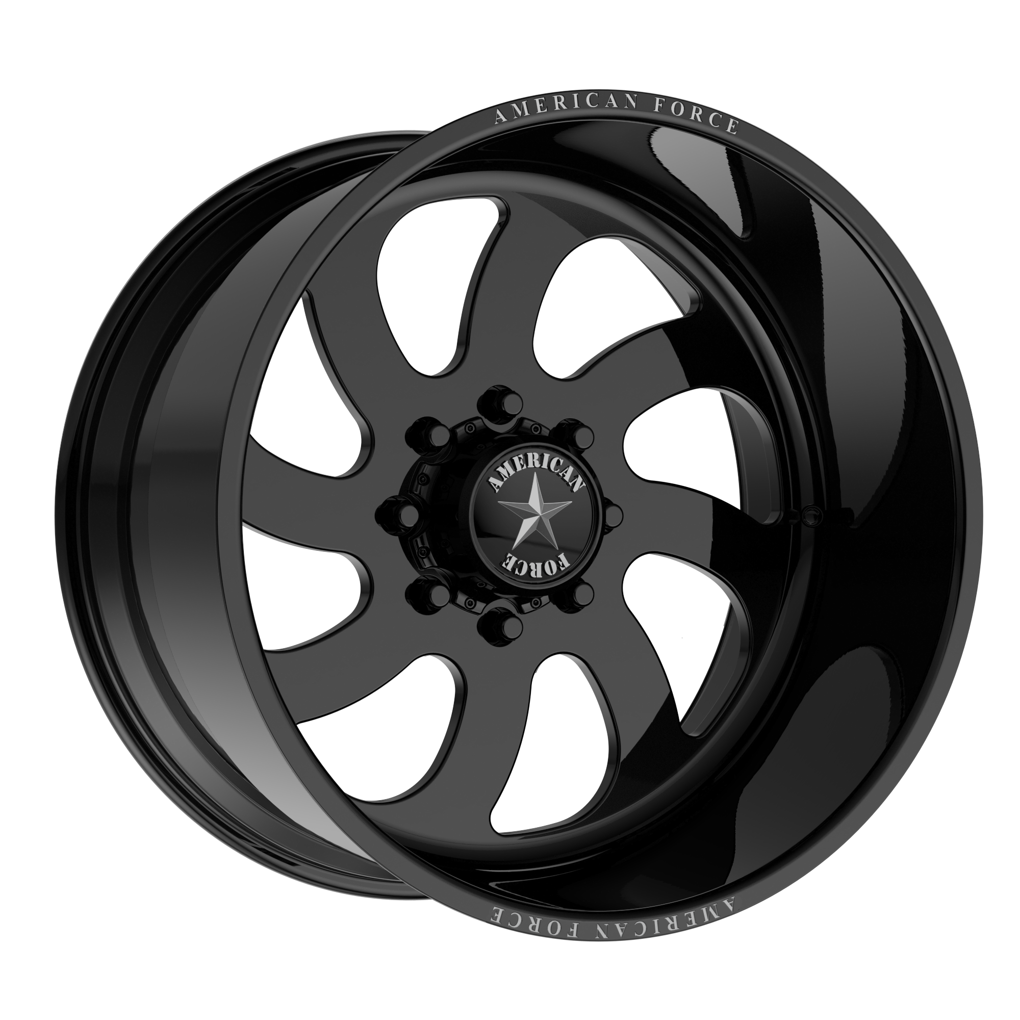 BLADE SS 26x12 6x139.70 GLOSS BLACK MACHINED (-40 mm)
