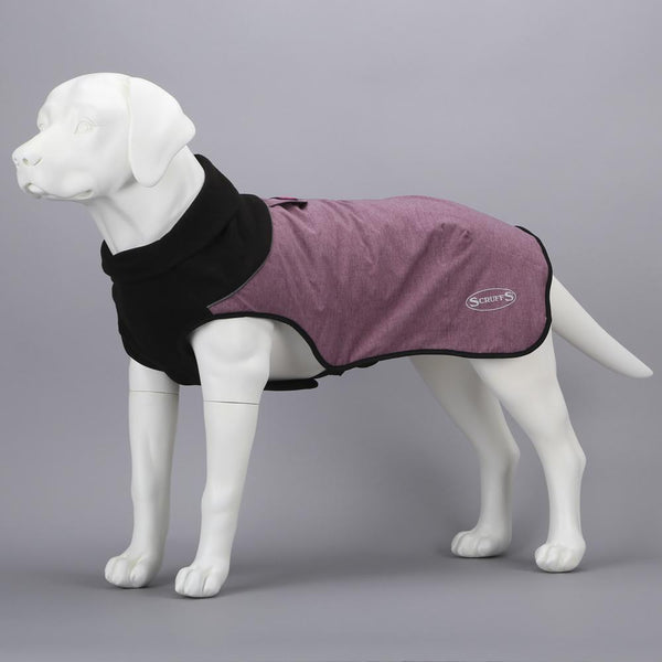 Thermal Self-Heating Dog Coat - Cajun Purple Dog Jacket Scruffs® 