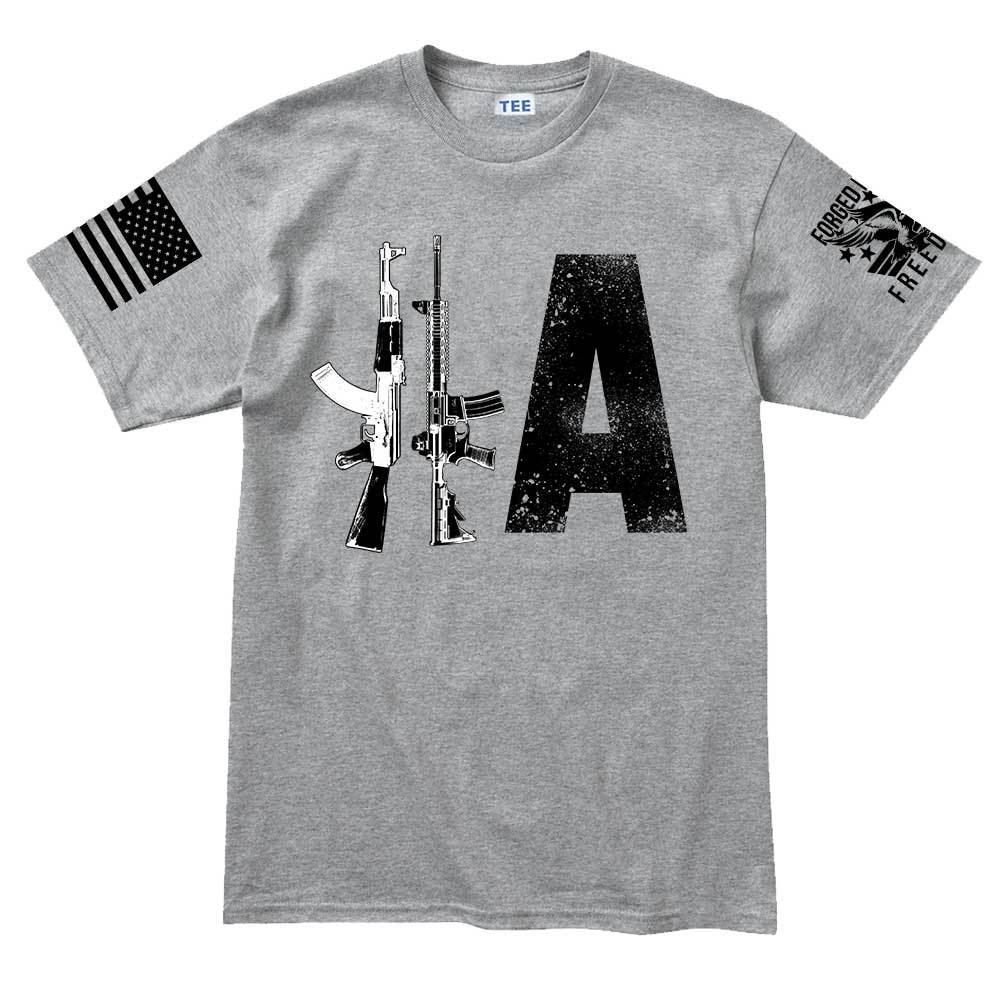 2A Rifles Mens T-shirt – Forged From Freedom