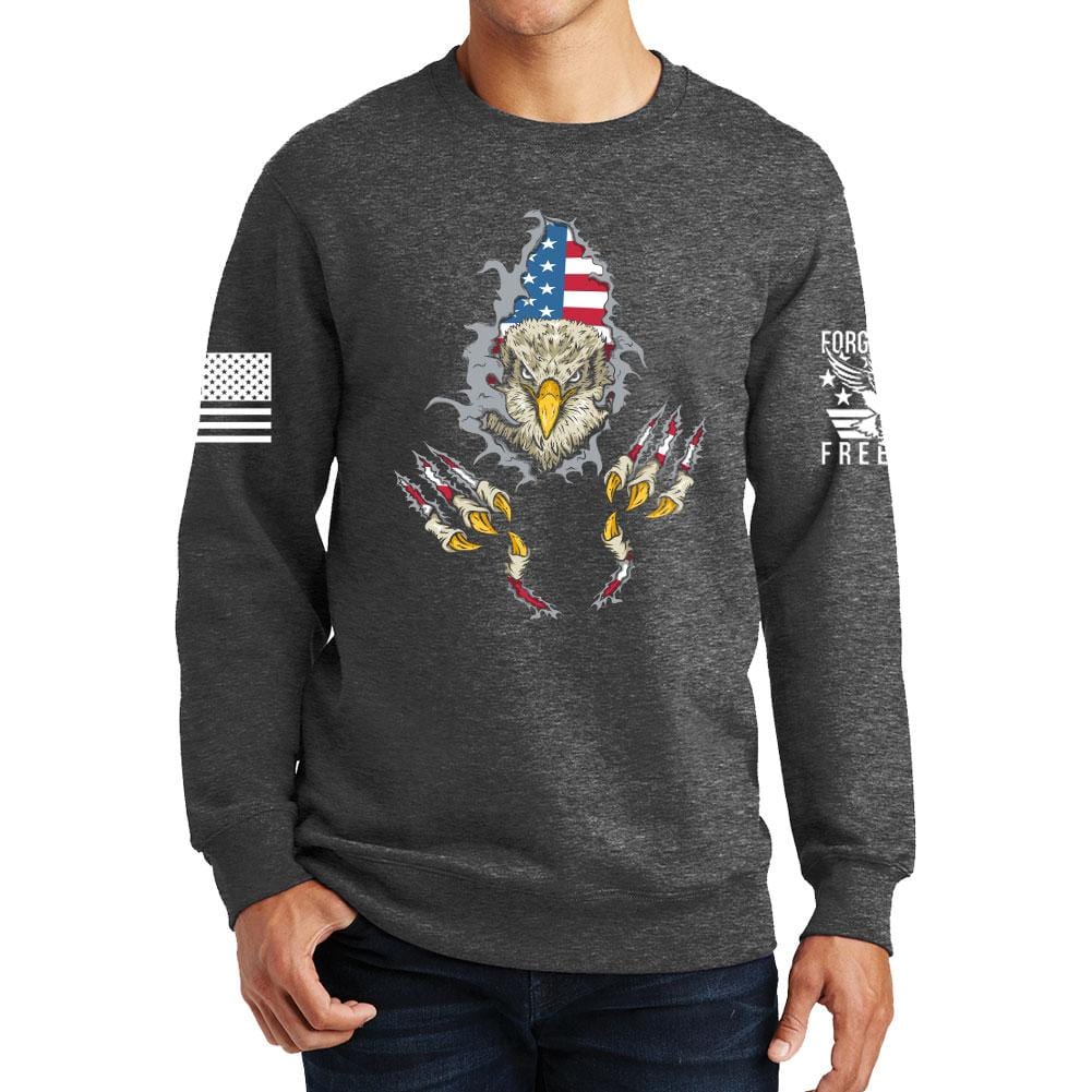 grey american eagle sweater