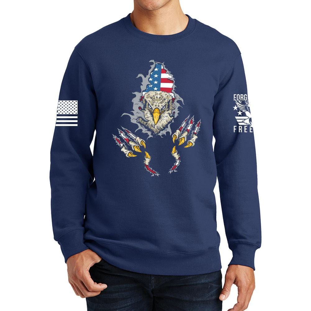 american eagle blue sweatshirt