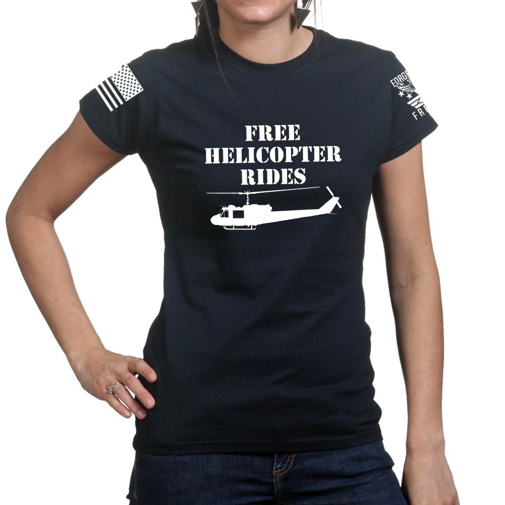 parallel Hører til arsenal Free Helicopter Rides Ladies T-shirt – Forged From Freedom