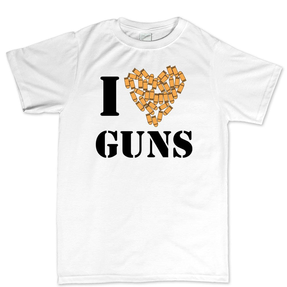 love t shirt guns