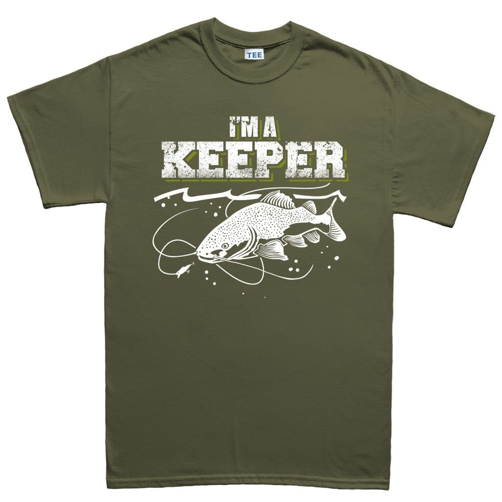 Verbeelding deuropening Reis I'm A Keeper Fishing Men's T-shirt – Forged From Freedom