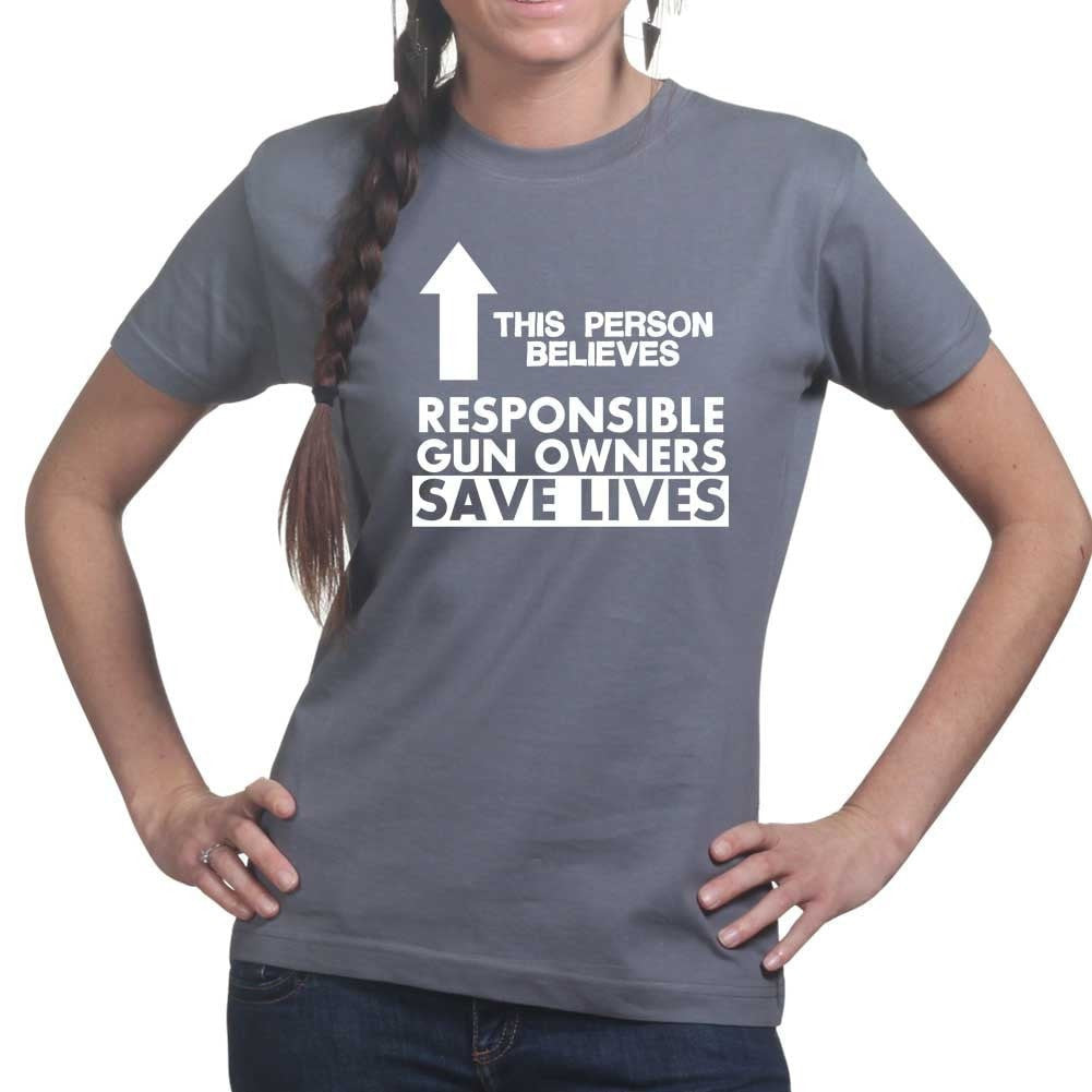 Responsible Gun Owners Ladies T-shirt – Forged From Freedom