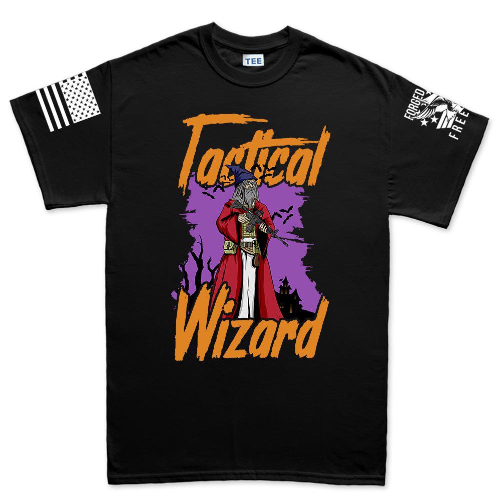 Tactical Wizard Halloween Men's T-shirt – Forged From Freedom