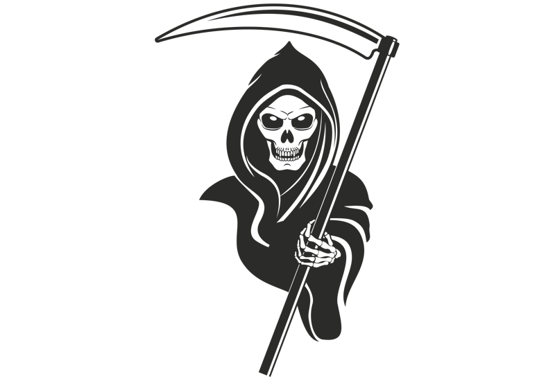 Grim Reaper Wall Decal – Easy Decals