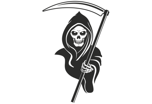 Grim Reaper Wall Decal – Easy Decals