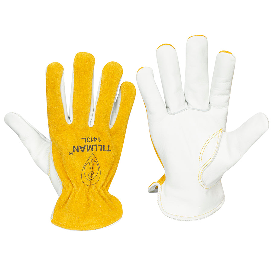 141 Ironskin Tradesman Synthetic Leather Palm Mechanics Glove, Velcro –  Oregon Glove Company
