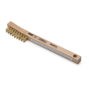 Lincoln K3183-1 2 x 9 Row Brass Wire Brush (12 Brushes