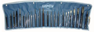 Mayhew Tools 66002 27 Piece Hollow Punch Tool Kit w/Case