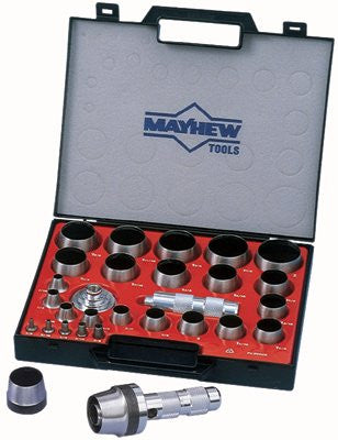 27 PC Hollow Punch Set Mayhew 66002