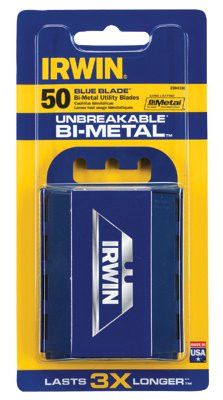 Irwin Bi Metal 50 Pack Utility Blade