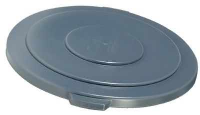 Rubbermaid Commercial Products Brute 55 Gal. Gray Plastic Round