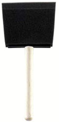 Rubberset 99081610 Foam Brushes, 1 in wide, Foam, Wood handle, 48/PK –