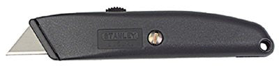 Stanley 10-175 Homeowner's Retractable Utility Knives, 8.2 in, Retractable  Steel Blade, Metal –