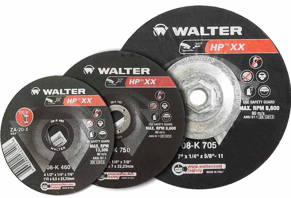 Walter Type 1 High Performing Zipcut Cut-Off Wheels for Angle Grinders –  Lethbridge Fasteners and Tools