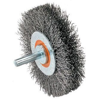 4 x .012 x 1/4 Shank Mounted Crimped Wire Wheel Brush (Stainless Steel)