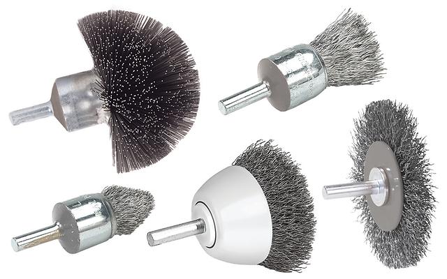 Stainless-Steel Tube Brushes/Surface Brush, 4-Piece Set