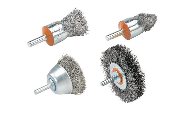 Bon 84-668 Wire Brush - 7 1/8-In. x 2 1/4-In. with Wood Handle