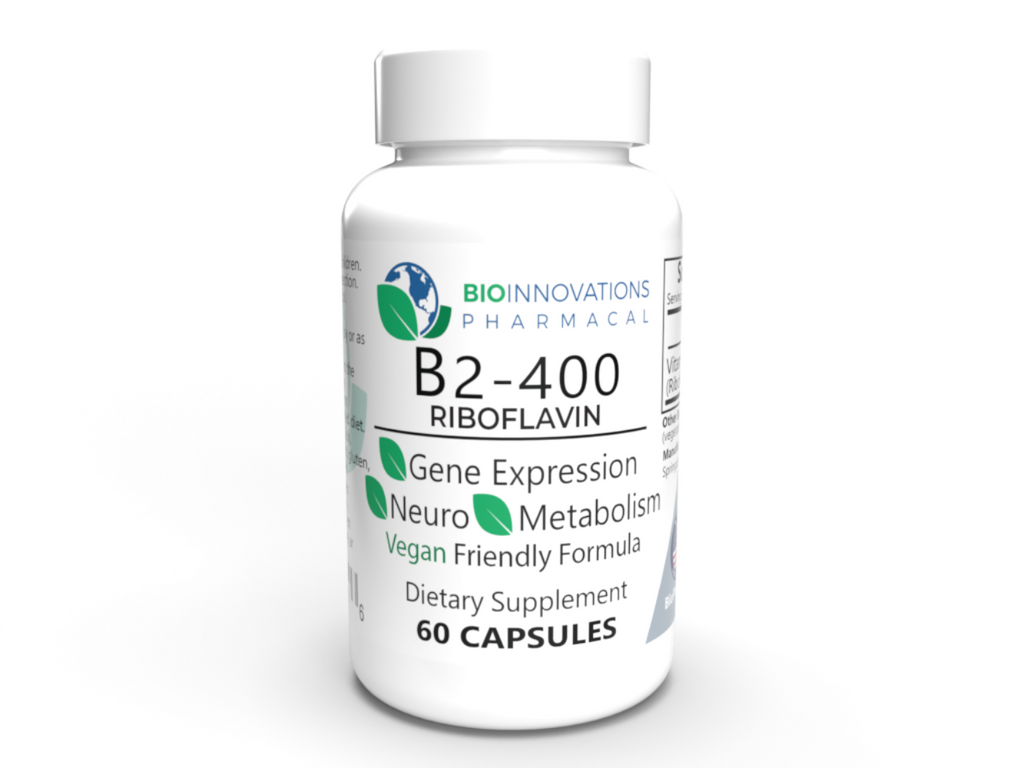 Vitamin B2 Riboflavin, 400 mg, 60 soft capsules