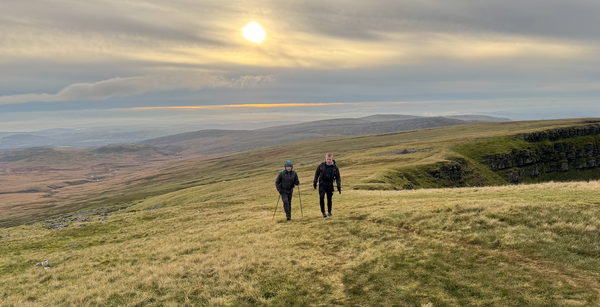 walking along the top