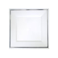 White/Silver Square