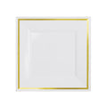 White/Gold Square