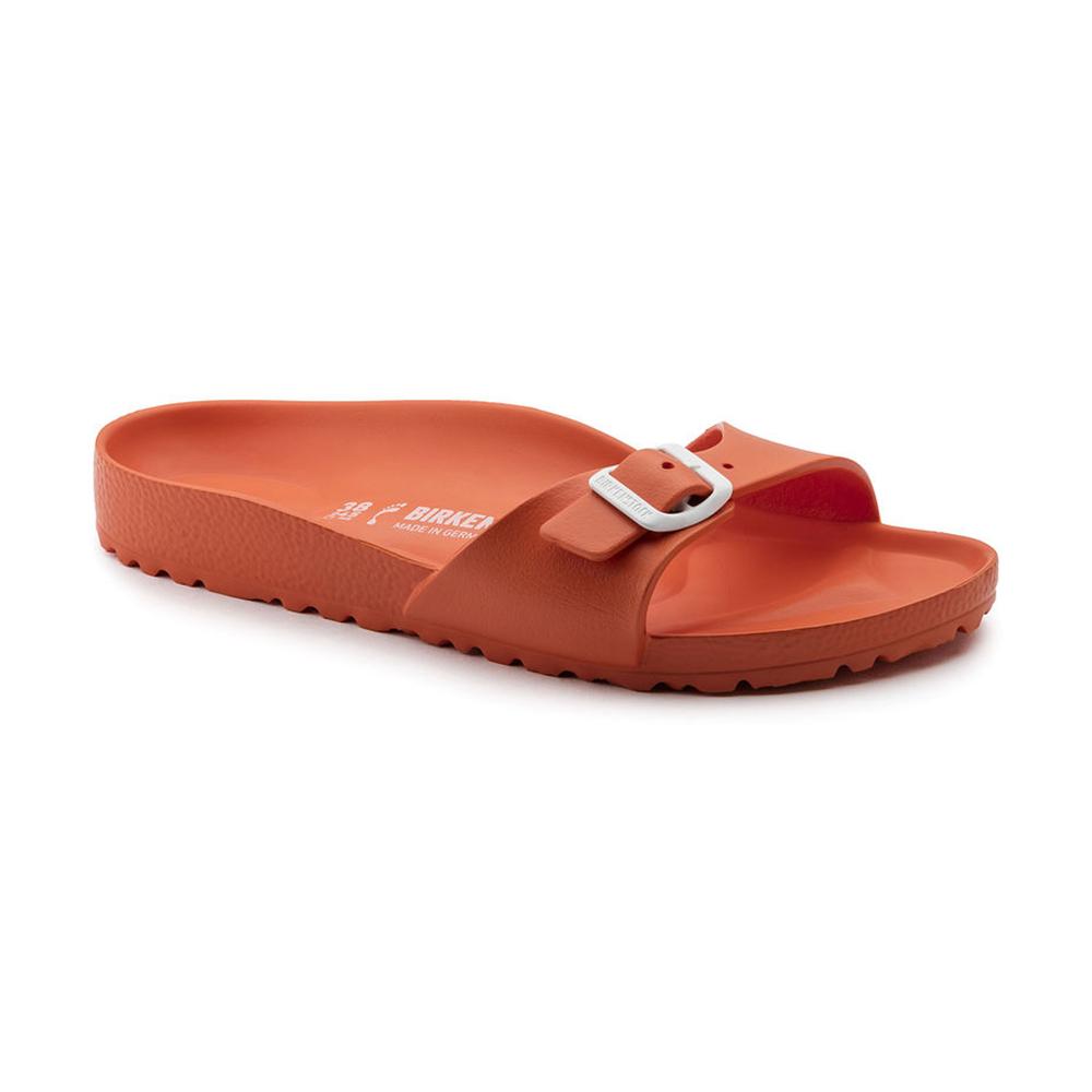 Birkenstock Madrid Slide Sandals in Scuba Coral