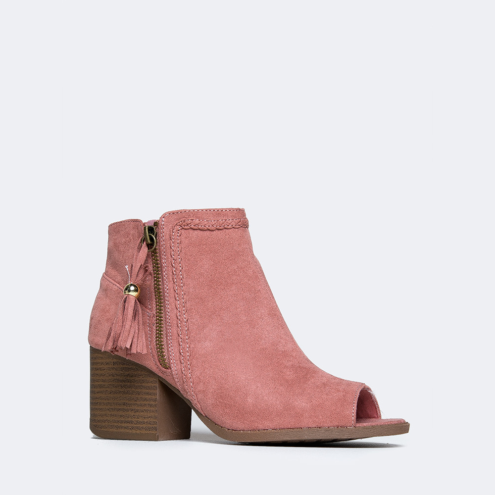 cheap open toe booties