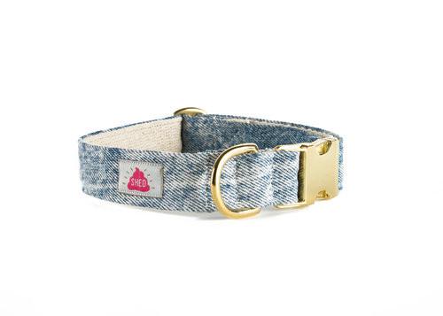 Shed Mom Jeans Collar in Acid Wash