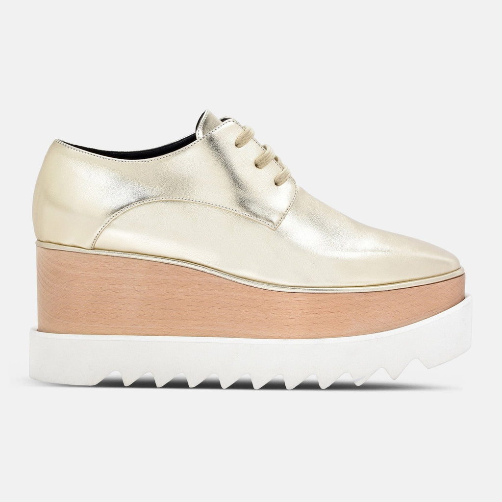 Stella McCartney Pale Gold Elyse Shoes 