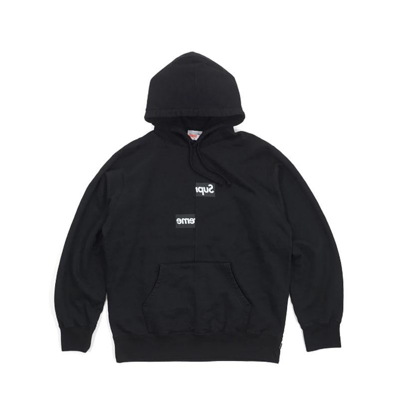 Supreme - Supreme Comme des Garcons Split Box Logo Hooded Sweatshirt ...