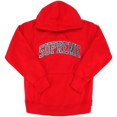 Supreme Water Arc Hooded Sweatshirt- Red – Streetwear Official