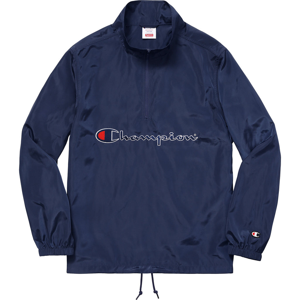 Supreme®/Champion® Half Zip Pullover - Navy – Street Wear Official