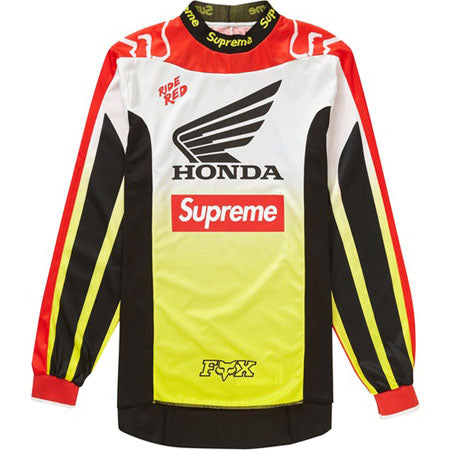 Supreme Honda Fox Racing Moto Jersey Top- Red – Streetwear Official