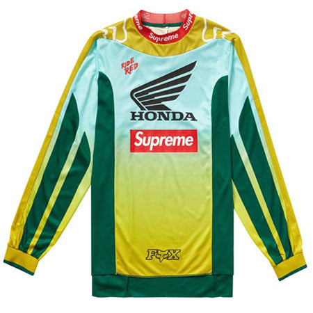 Supreme Honda Fox Racing Moto Jersey Top- Moss – Streetwear Official