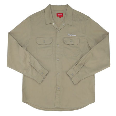 Supreme Mike Kelley AhhYouth! Work Shirt- Khaki – Streetwear Official