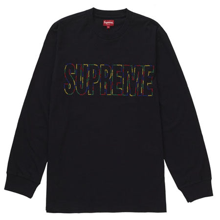 Supreme International L/S Tee- Black