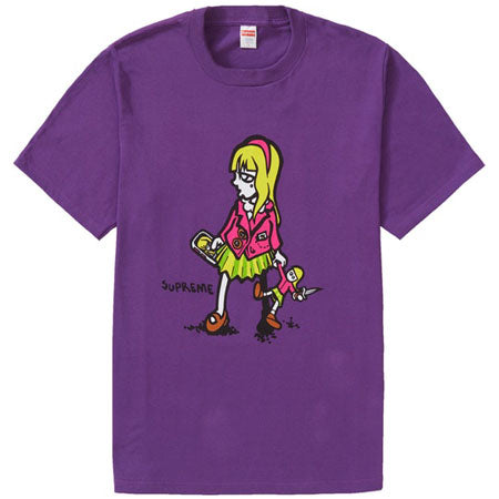 Supreme - Supreme Suzie Switchblade Tee- Purple – Streetwear Official