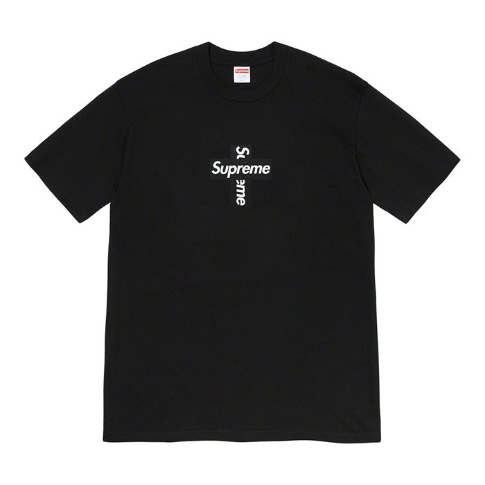 Supreme Cross Box Logo Tee- Black – Streetwear Official