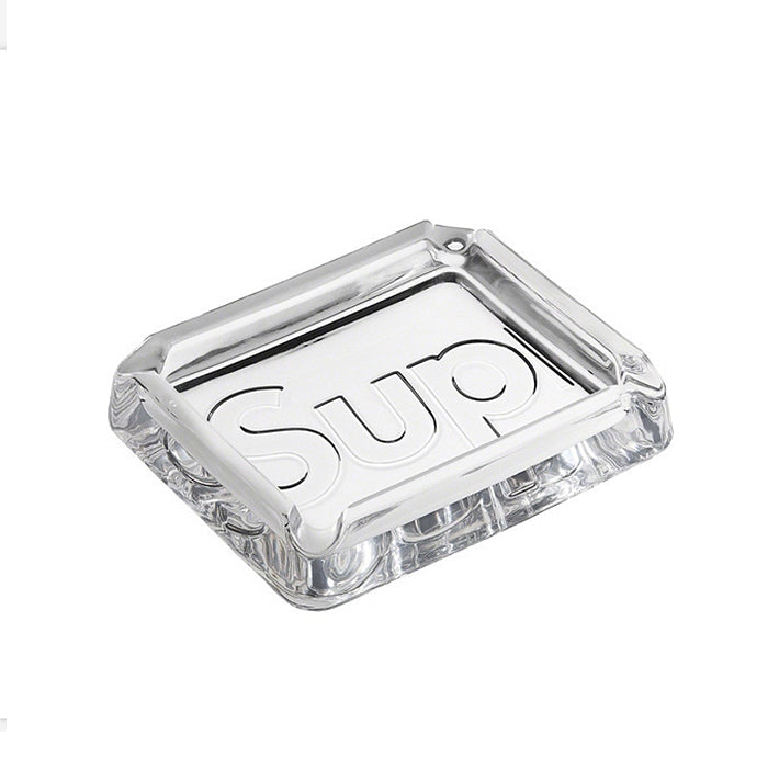 supreme debossed glass ashtray clear 灰皿