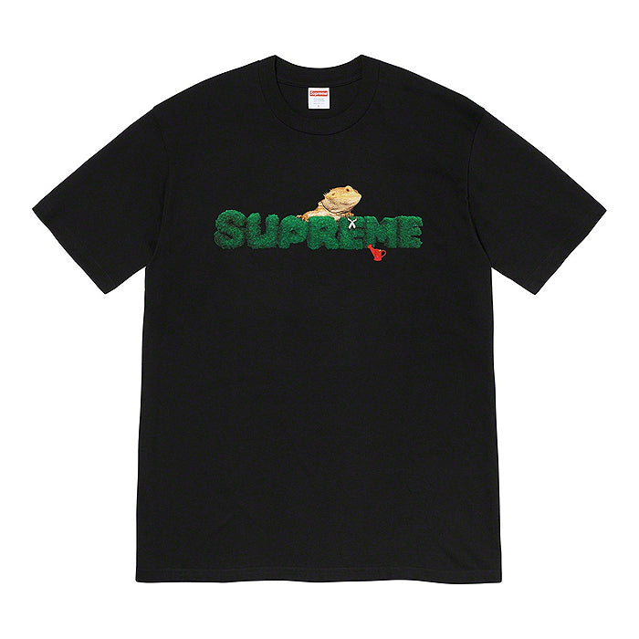 supreme lizard tee black