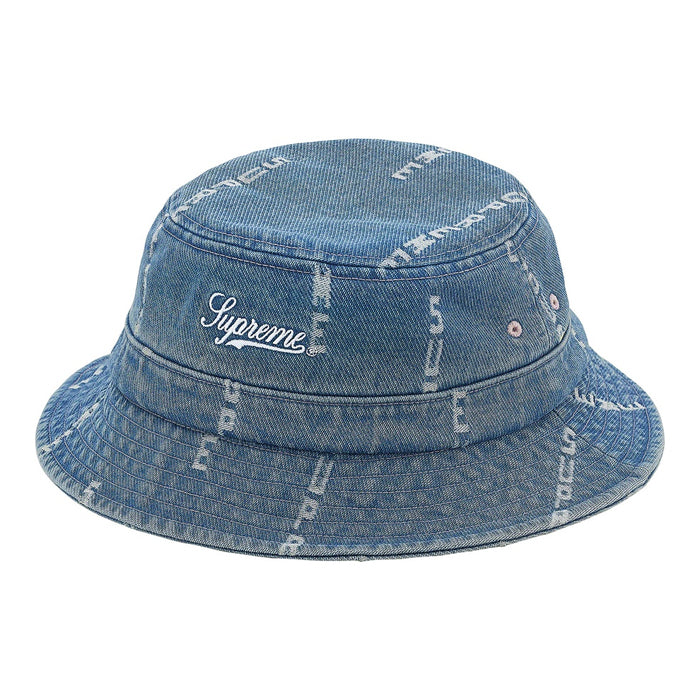 よろしくお Supreme - Logo Stripe Jacquard Denim Crusher M/Lの通販