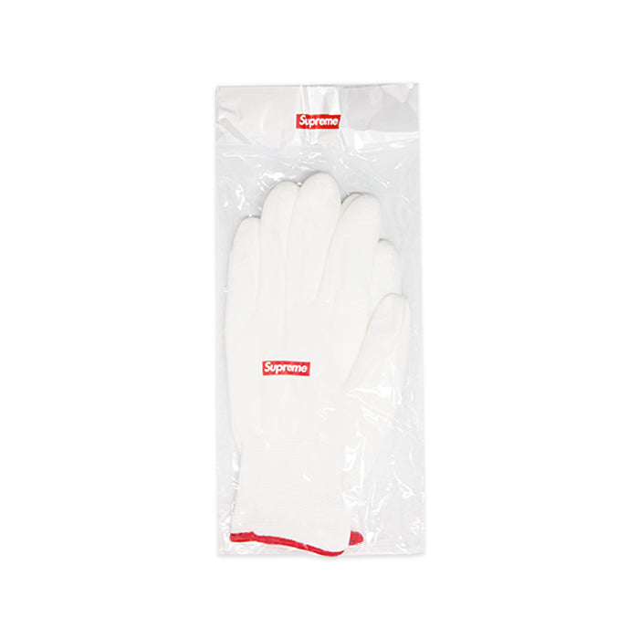 supreme gloves white