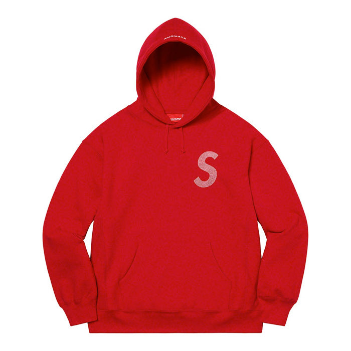 Supreme Swarovski® S Logo Hooded Sweatshirt- Red – Streetwear Official