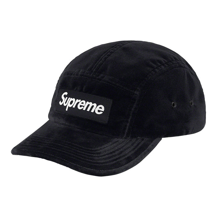 メンズ supreme velvet paisley camp cap black | cubeselection.com