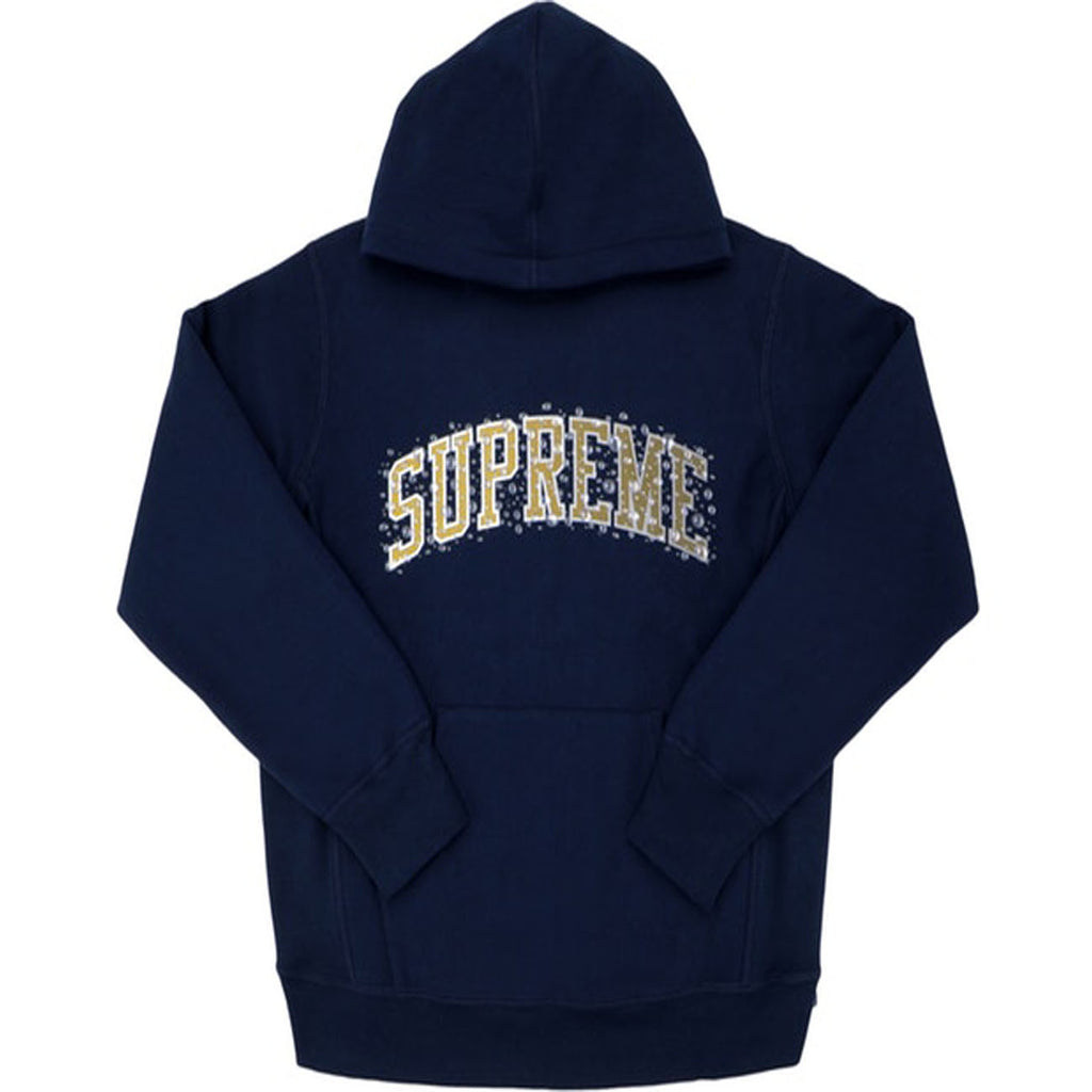 Supreme - Supreme Water Arc Hooded Sweatshirt- Navy – Streetwear Official