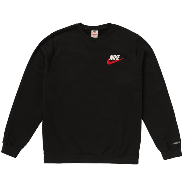 Supreme - Supreme Nike Crewneck- Black – Streetwear Official